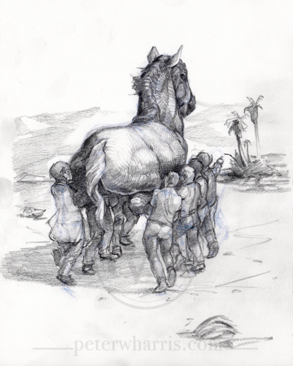 Horse to Water 8x10