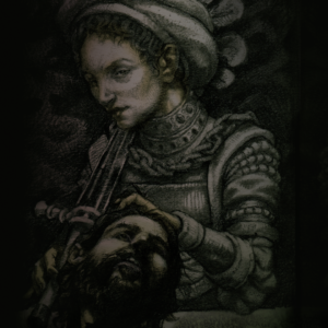 Framed Judith with the Head of Holofernes
