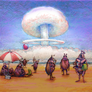 Framed We Will Survive, Giclee, Color Pencil Version