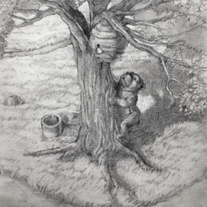 Bear Climbing a Tree