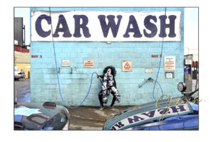 Mary Media at the Car Wash 2017. 18 x 12