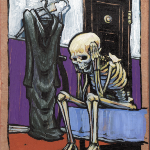 Death considering the implications of its work.