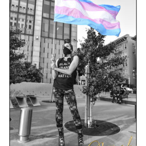 Transgender Flag - Spring Collins. 2020